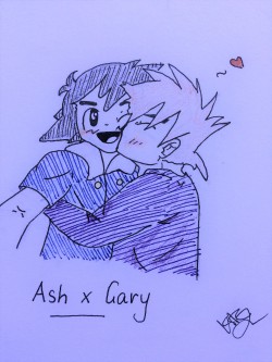 fashionably-female:probably the gayest drawing I’ve done of my OTP 