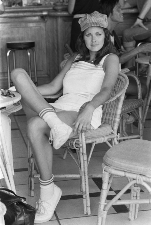 Lynda Carter in Monte Carlo, Monaco (1979)