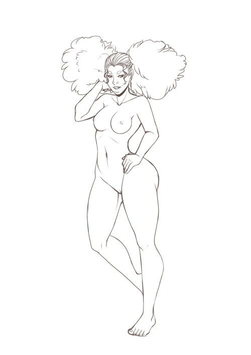 sunshiney-arts: Commission sketch. And boy oh boy I hope this doesn’t look as jacked as I think it d