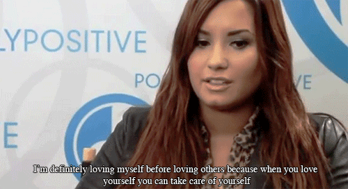 gelaababy:  barbaritaloca:  Please reblog this amazing post because out there probably one girl or boy is crossing for the same situation and this can help to save there life.  many reasons why she is my idol, and many reasons why i am a lovatic. <3
