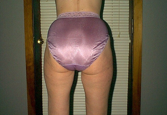 full back satin panties