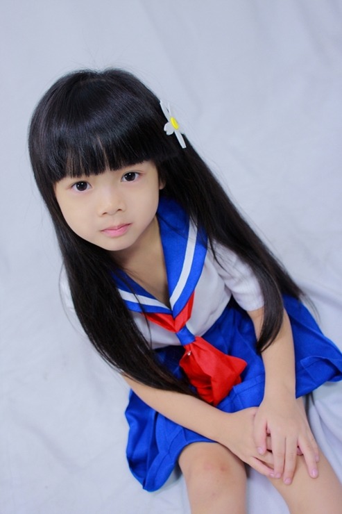  NiNi. 5 years old Taiwanese cosplayer.WorldArt | Facebook 