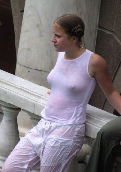 Ctransparent:  German Babe In Wet Clotheshttp://Ctransparent.tumblr.com