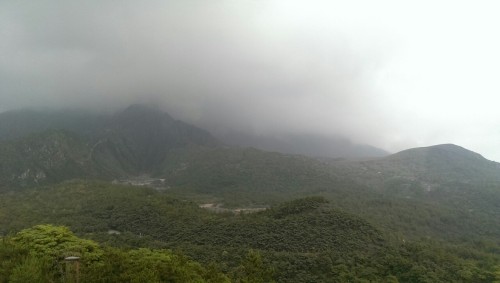 (Saturday, 7. June) As mentioned before, we went to see Mt. Sakurajima, which is located in Kagoshim