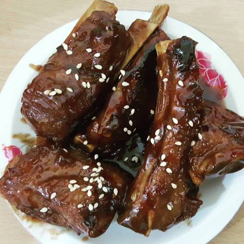 #bbqbackribs Sumsuman version #pacham (at Al Nahyan Camp Area, Abu Dhabi)