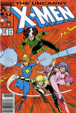 gnarlycovers:  The Uncanny X-Men #218 (Marvel Comics - June 1987) Illustrators: Art Adams (Pencils) &amp; Bob Wiacek (Inks)