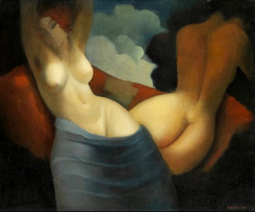 amoreperituoiocchi:Zwei weibliche Akte, 1940 , art Gustave Louis Buchet 