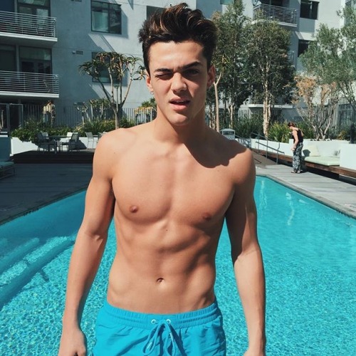 famous-male-celeb-naked:  Dolan Twin (This maybe Grayson Dolan dick😋)😍