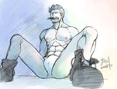 baranokingu:  Character: Smoker - Anime: One piece.