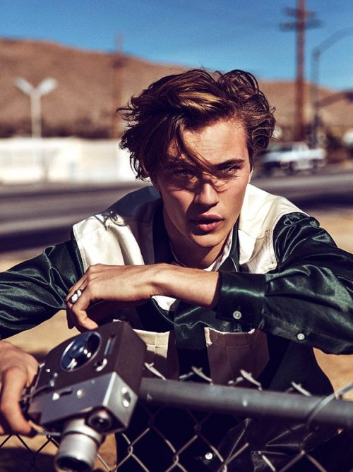 The heartbreak kid: Lucky Blue Smith wears CALVIN KLEIN 205W39NYC on the cover of GQ Spain’s March i