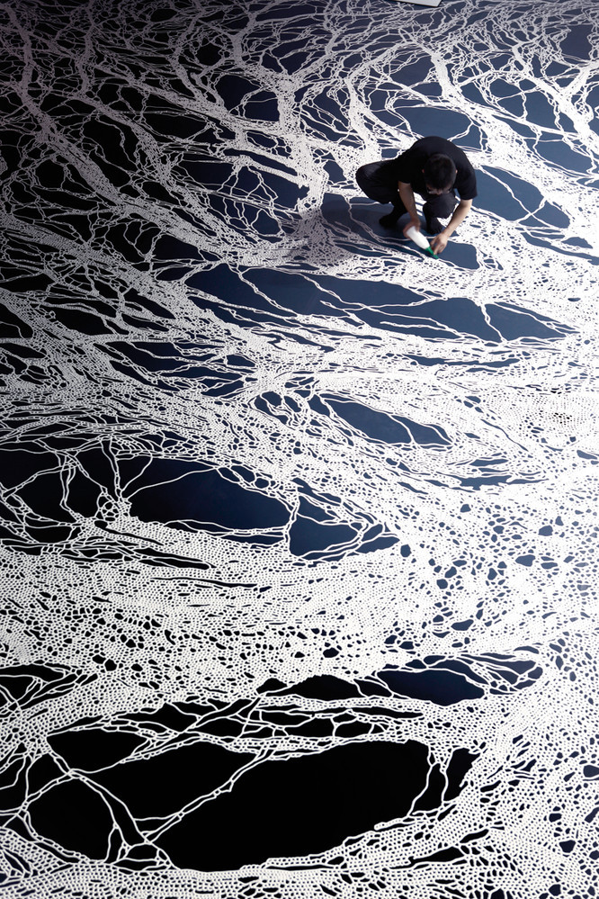 regardintemporel: Motoï Yamamoto - Forest of beyond — Installation Sel  Courtesy