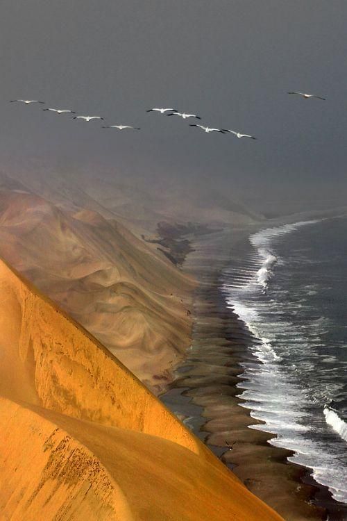 crescentmoon06:  skeleton coast, namib desert, namibia by wanderthewood.com