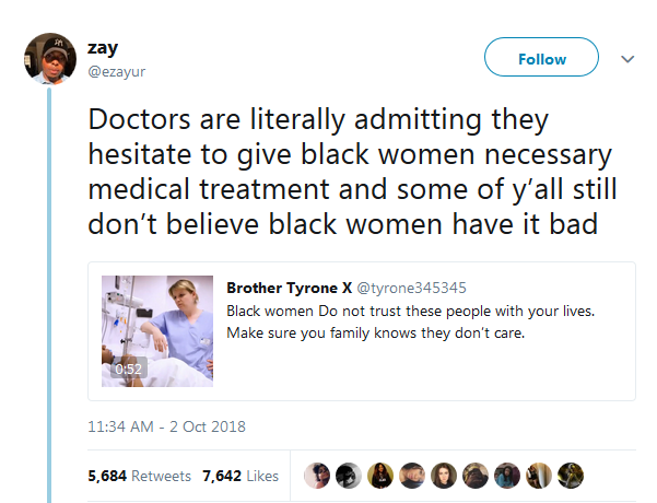 samwiththagap:  whyyoustabbedme:  We need more black doctors and we need them in