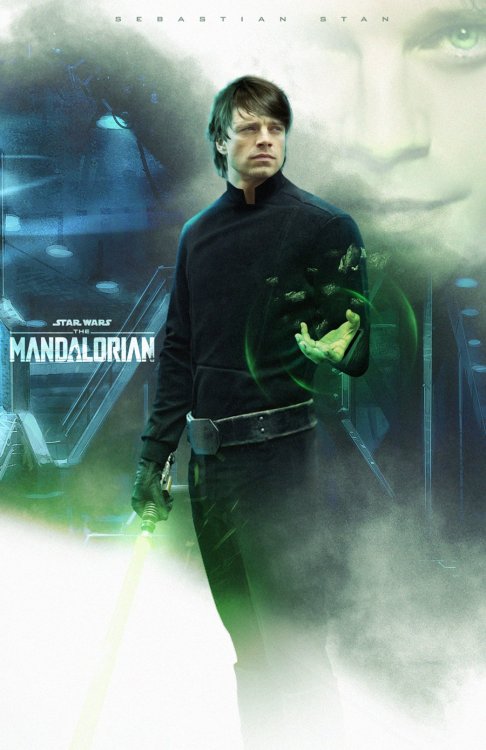 crisisofinfinitemultiverses:Sebastian Stan as Luke Skywalker by BossLogic