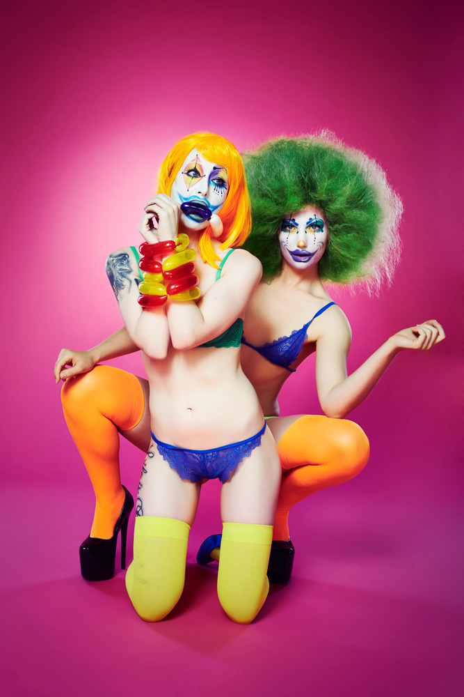 ms-horny4:  vaultofbondage:  Clown girl in balloon bondage…. ok why the hell not