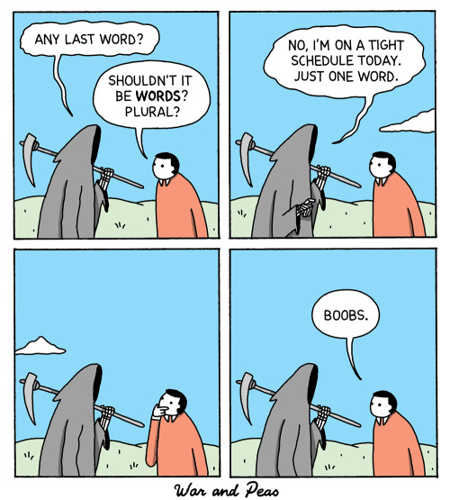 warandpeas:  Just One Word