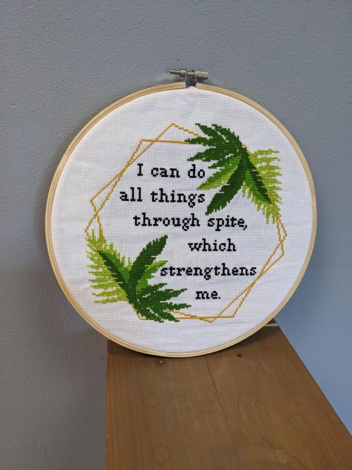 crossstitchworld:  For my best friend’s birthday, freshly finished. Can’t share to IG yet because her birthday isn’t until Saturday. Pattern is from Aliton Embroidery on Etsy. by  KnitWit406