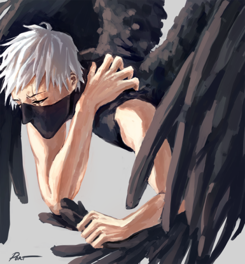 port-wind-waves - Done for the kakashi week prompt “Wings,” and...