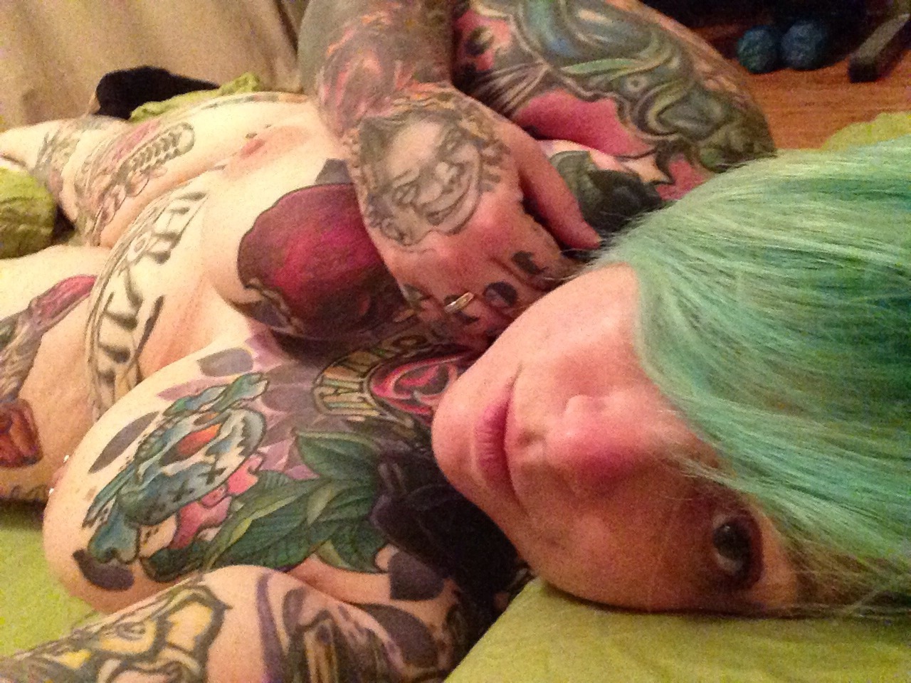 kristelkreme:  Teal happened !