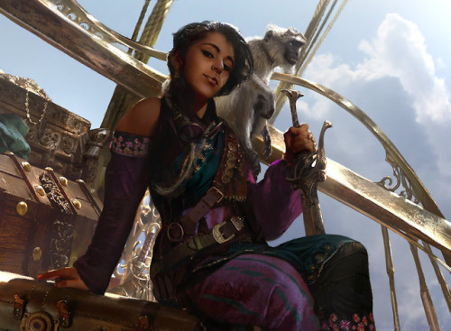 “Magic The Gathering: Kari Zev, Skyship Raider“- Brad Rigney