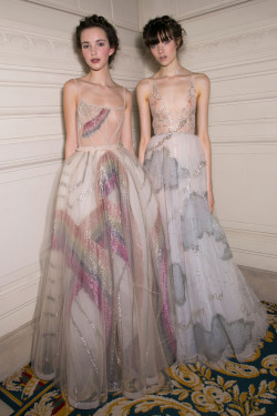 runway-report:  Backstage at Valentino Couture Spring 2015