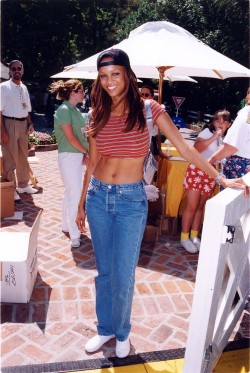 90s-outfits:  Tyra Banks, 1997 