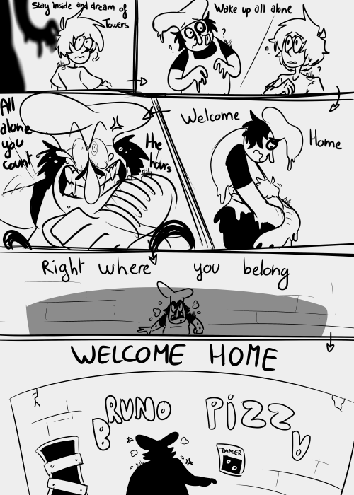 "Tower" (a Pizza Tower 3 Pages Comic)
