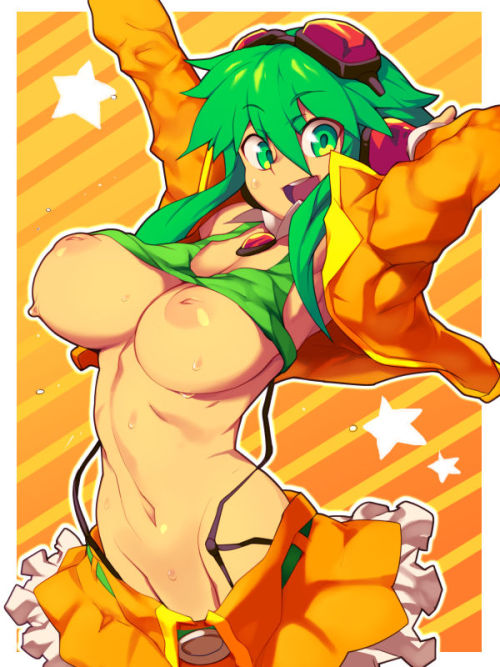 metataex:  GUMIの乳絵の線画に色塗りました。だいぶコテコテな塗りになったなぁと思ったけど毎回のことかな。とりあえずいいおっぱいが描けたとおもいますおっぱいおっぱい。 