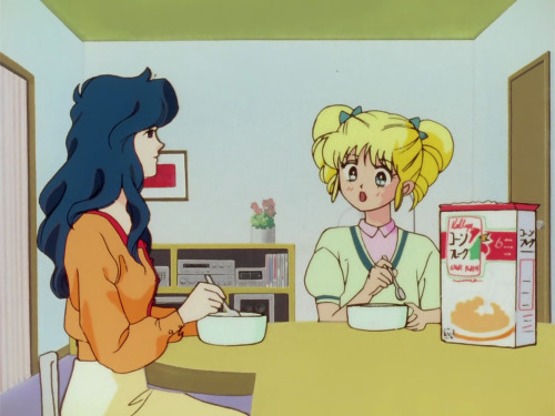 80sanime:  Idol Densetsu Eriko has some of the most blatant advertising I’ve ever seen in an anime.