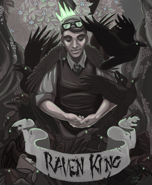 haydenmariecreations:  Make way for the Raven King.   Noah, Blue, Adam, Ronan (+ Chainsaw!) and