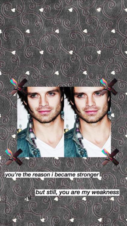 sebastian stan lockscreencredit to @slayscreenlocksplease appreciate my work and reblog if you usedo