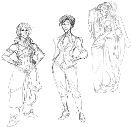 makanidotdot:  post finale sketchings idk why but i want older korra w/ P’li braid also if it’s the 1920s now and style keeps going like our world then korra and asami will be old ladies in the 1970s-80s just putting that out there old as shit korra