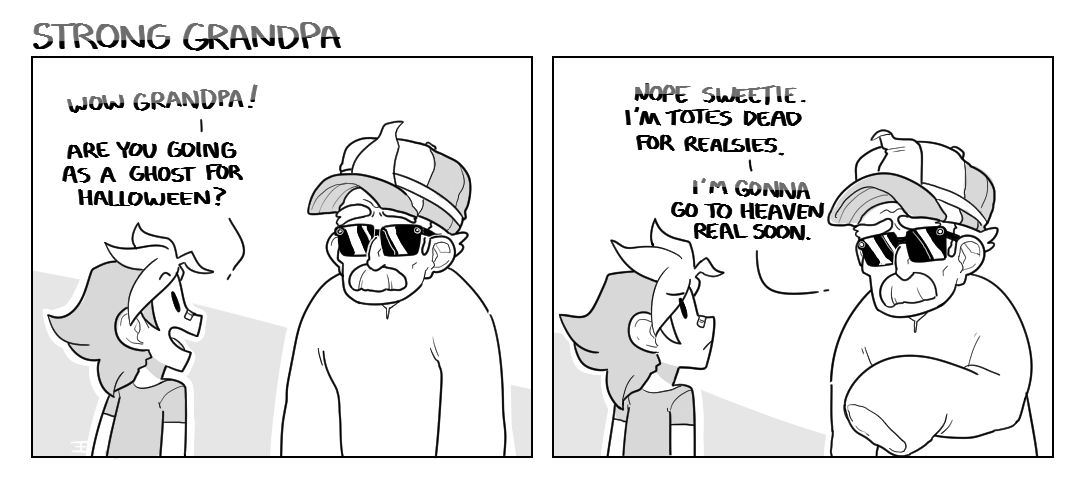 discount-supervillain:  I had a dream about a very strong grandpa. I think. Or maybe
