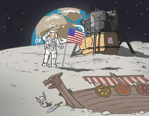 srsfunny:  Damn Vikings…http://srsfunny.tumblr.com/  Hahaha… Son of a bitch… Leif MoonNSun