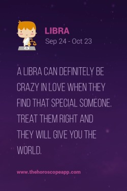 thehoroscopeapp:  The Horoscope AppA Libra