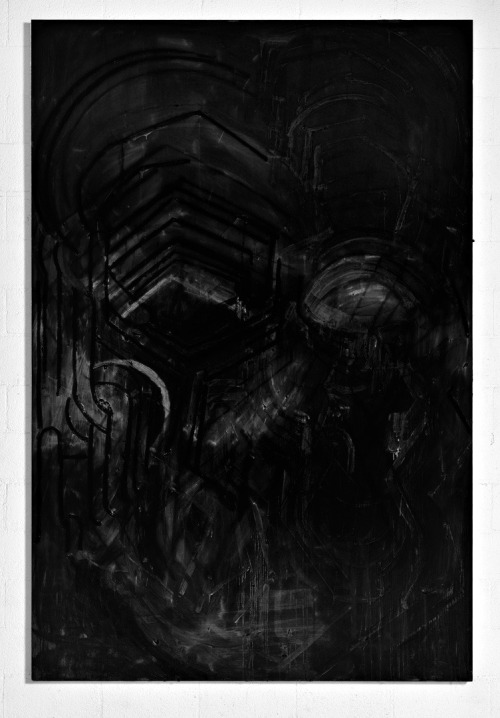 Thomas Houseago / ‘Black Painting 11 ’/ sourcethankyou@ 6thsensicalkxowledgeEuripides, Bakkhai (tr. 