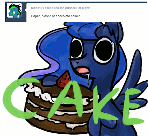 ask-the-princess-of-night:  ~ Always cake 