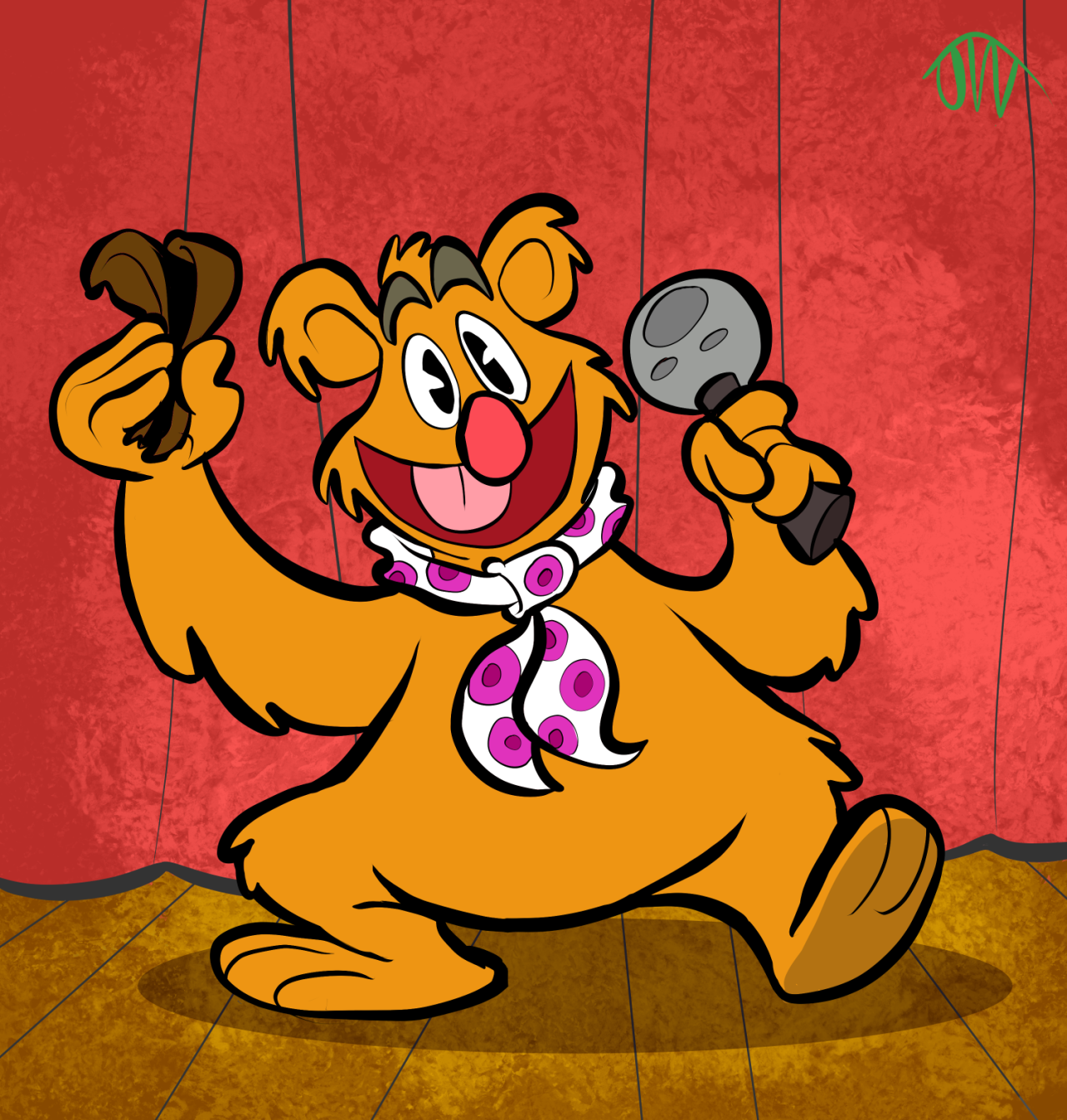 It’s the furry fuzzy funny-man, Fozzie Bear!