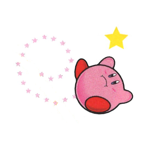 thevideogameartarchive: More Kirby from Tilt n Tumble! [The Video Game Art Archive] [Support us on 