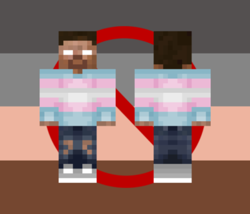 Trans Icon Herobrine (with better pants) Hates Notch!(for @retorta-sinistram)