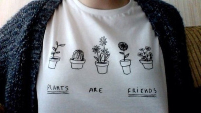 shyshyshylinggirl: UNISEX CLOTHING  FUCK T-SHIRT  ALIEN POCKET T-SHIRT PLANTS ARE