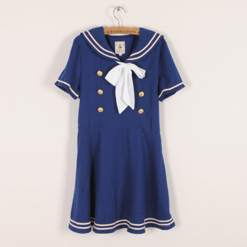 gorogoroiu:♥ Navy Sailor Dress ♥ 10% off with code “gorogoroiu“ !