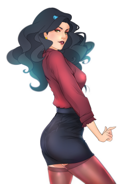 Superboin:  @Iahfy Double-Dared Me To Do A Asami In Business Attire. Okay 