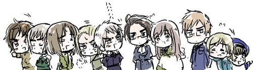 titansdemise:  You see. I love Hetalia. A lot.  The drawings by Himaruya are amazing   and sometimes pretty good   But then other times you wonder what even happened that caused Hima to even think of drawing that…       