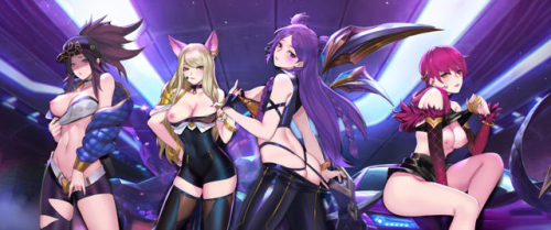 Ahri Akali Evelyn and Kai'Sa Hentai