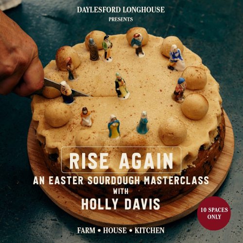 We are excited to list our first class for the year with @hollydaviswholefood Rise Again which will focus on Easter Sourdough Baking. Learn to make Sourdough Bread, start and keep a Levain as well as Hot Cross Buns and the spectacular Simnel Cake. A...