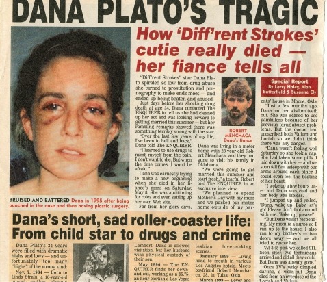 39adamstrand:On 7 May 1999, Dana Plato appeared on the Howard Stern Show, where she recounted her li