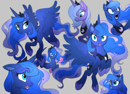 texasuberalles:  Luna sketches by Shira-hedgie 
