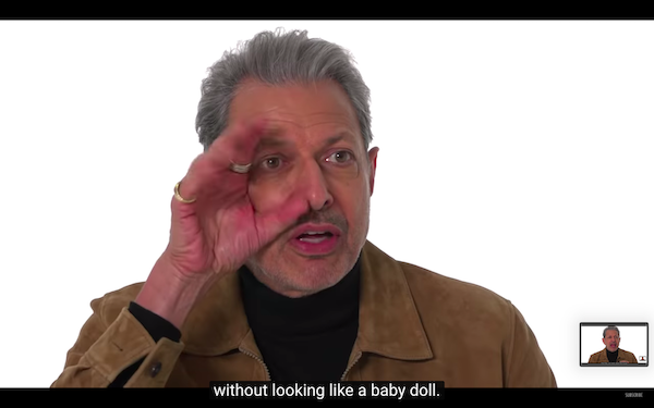 lilyjamesbisexual:  when jeff goldblum understands makeup criticisms better than