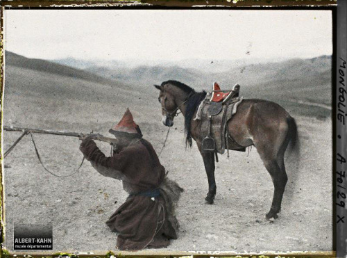 thisdayinwwi:Jul 20 1913 OTD Outskirts of Urga, Mongolia, Stéphane Passet takes this 108-year-old co